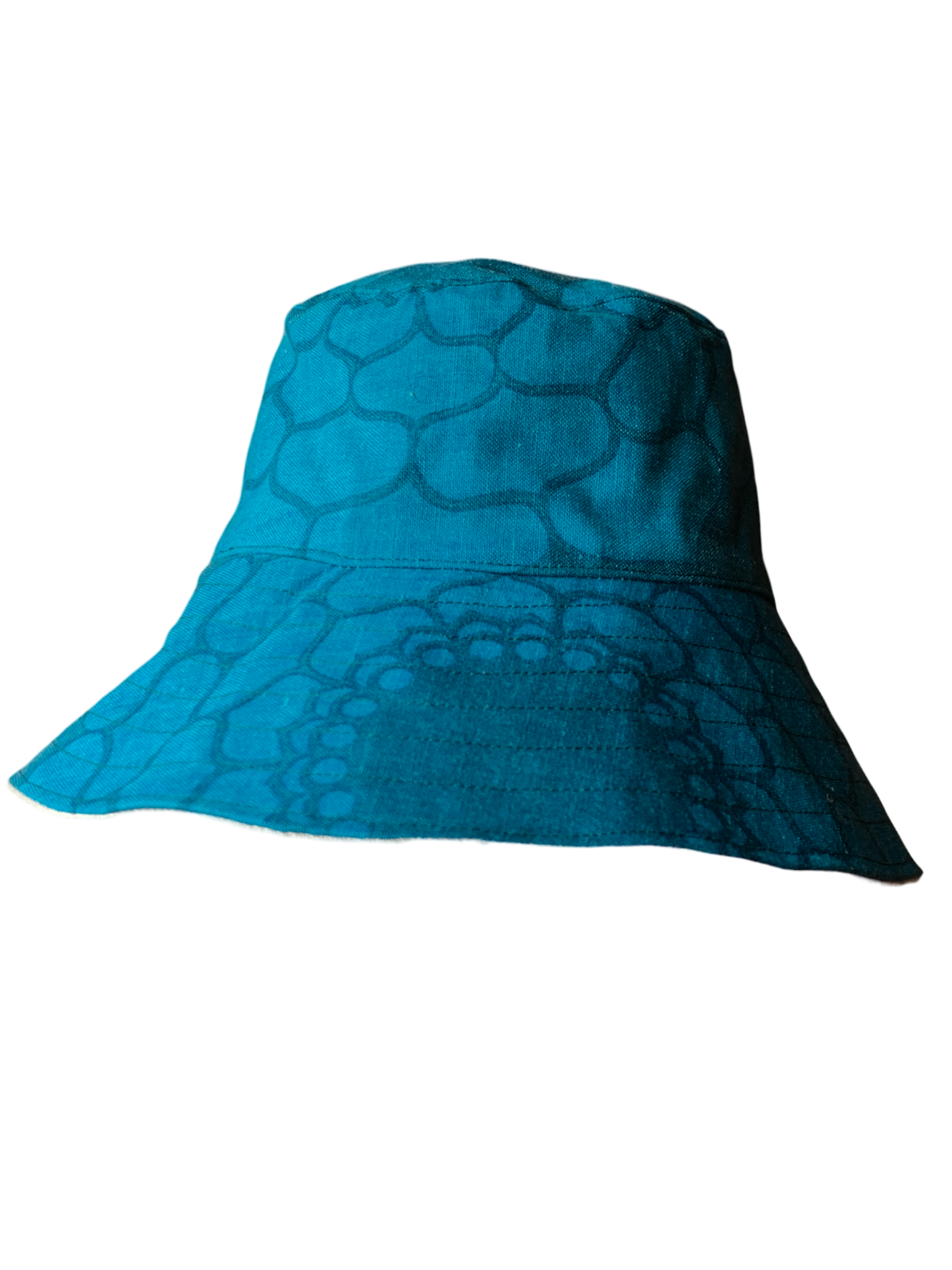 Cappello Peonie blu