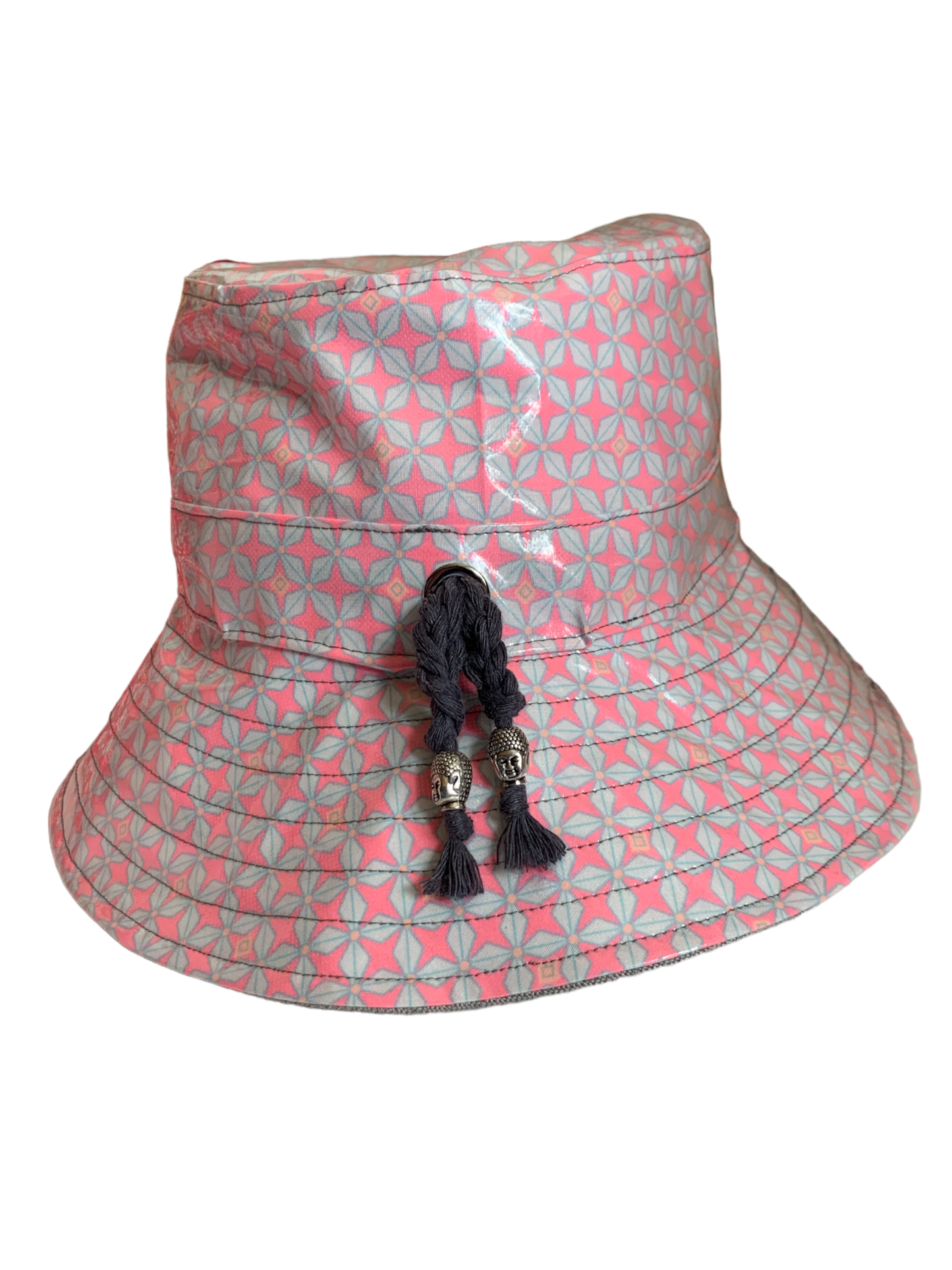 Cappello da pioggia Rosa Grigio