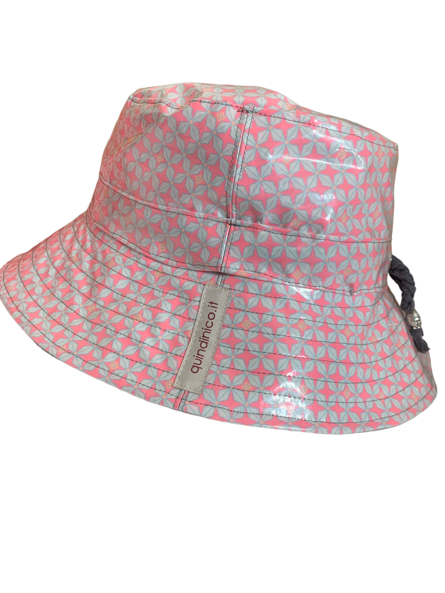 Cappello da pioggia Rosa Grigio