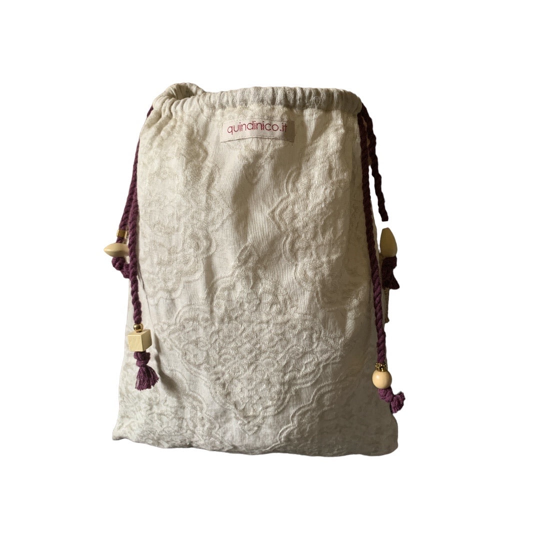 Borsa Macramé Melanzana