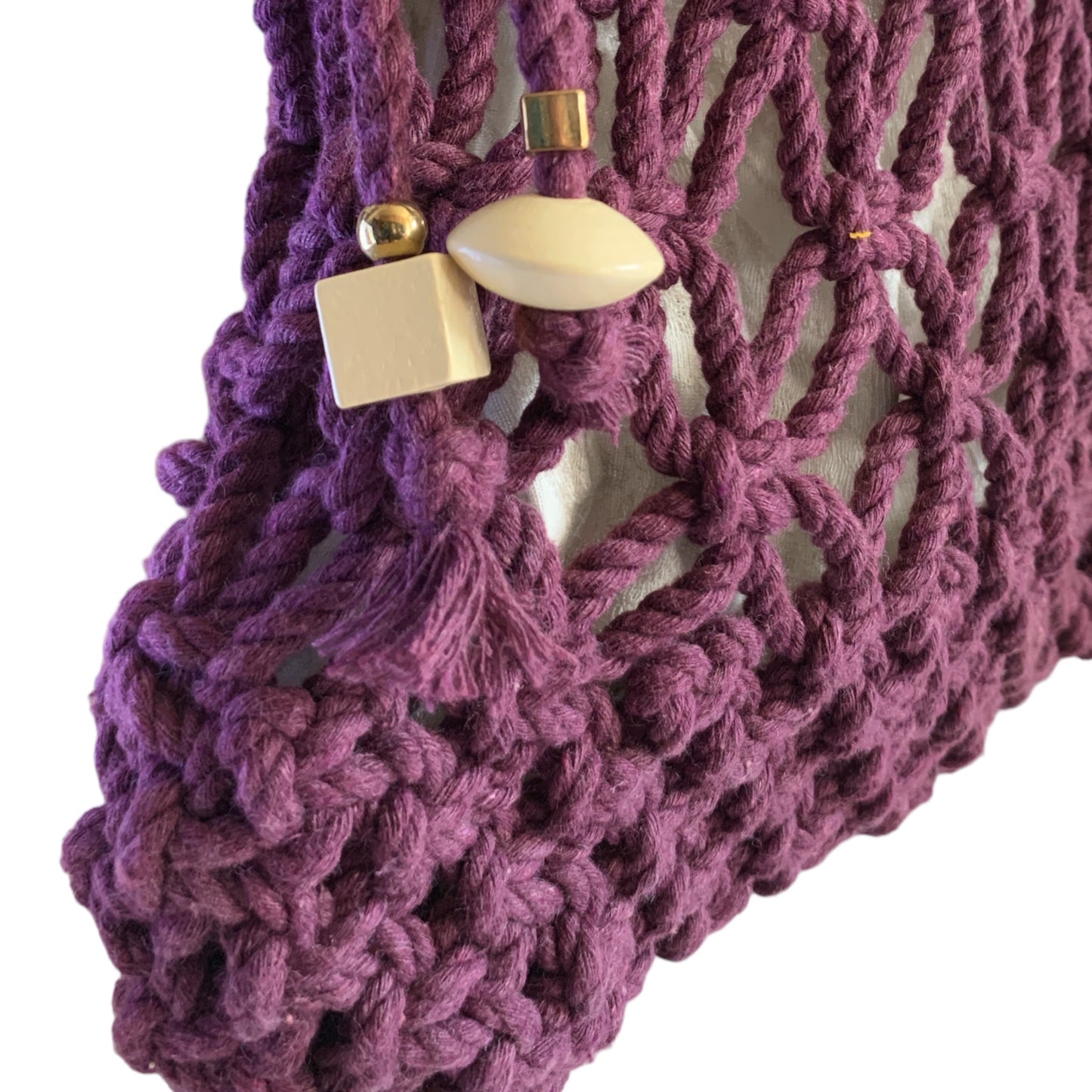 Borsa Macramé Melanzana