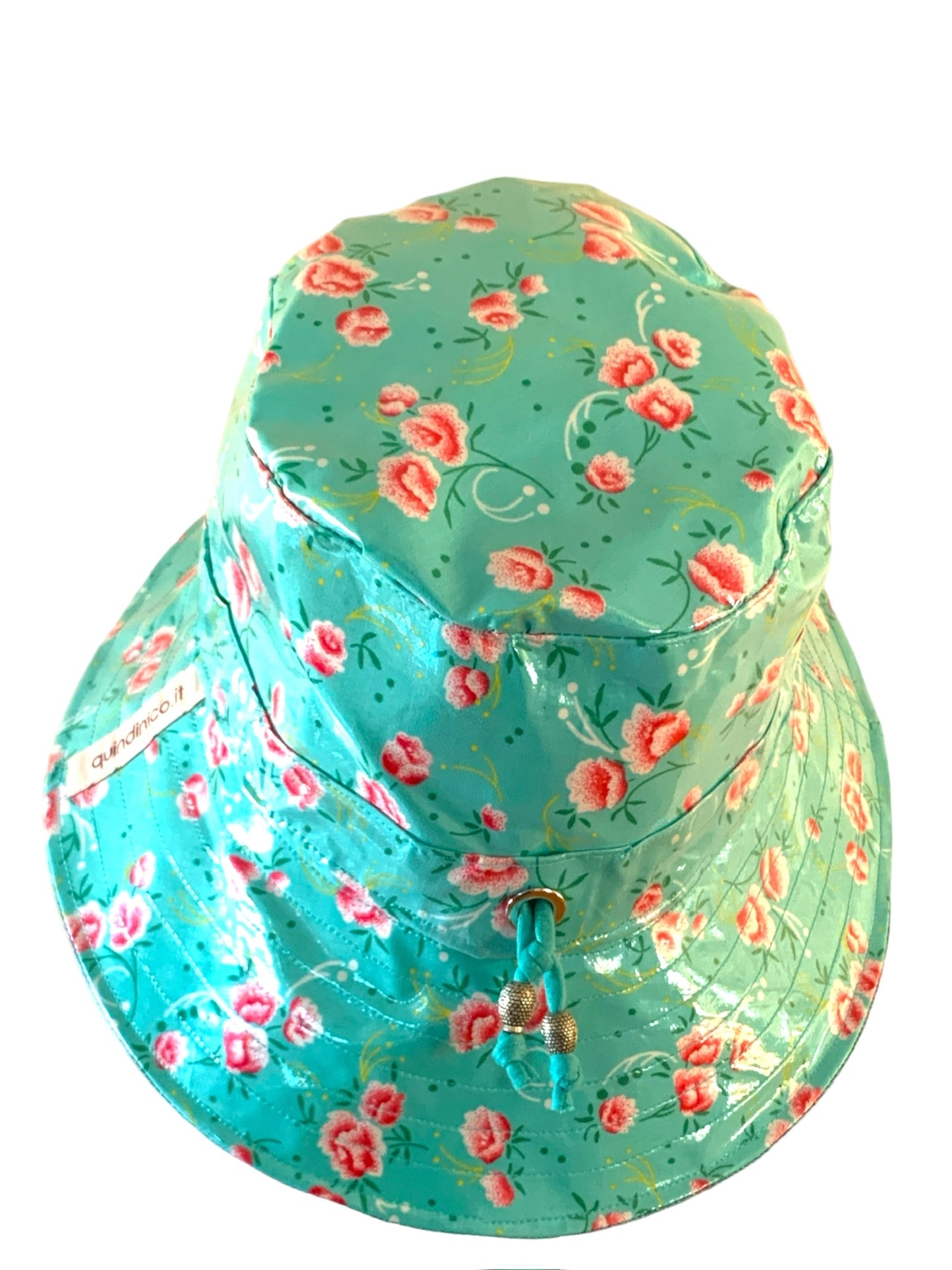 Cappello da pioggia Turchese rosa