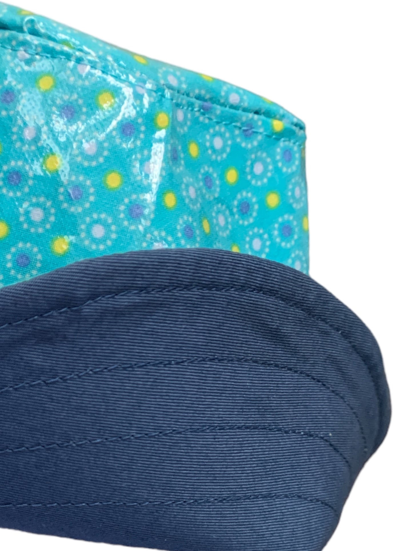 Cappello da pioggia Dots Turchese