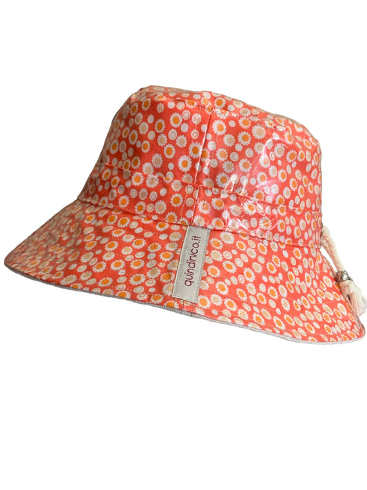 Cappello da pioggia Arancio