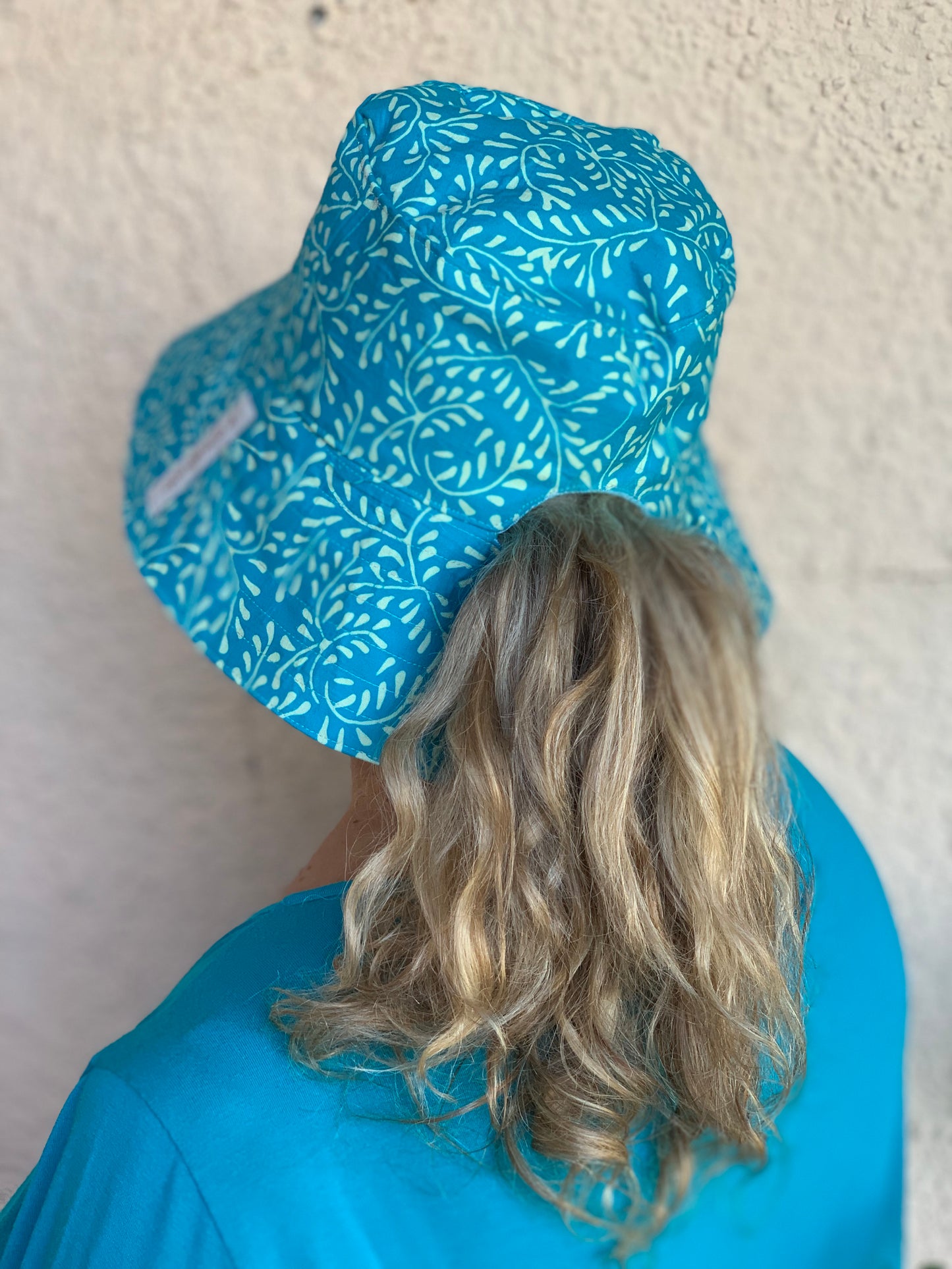 Cappello Batik azzurro