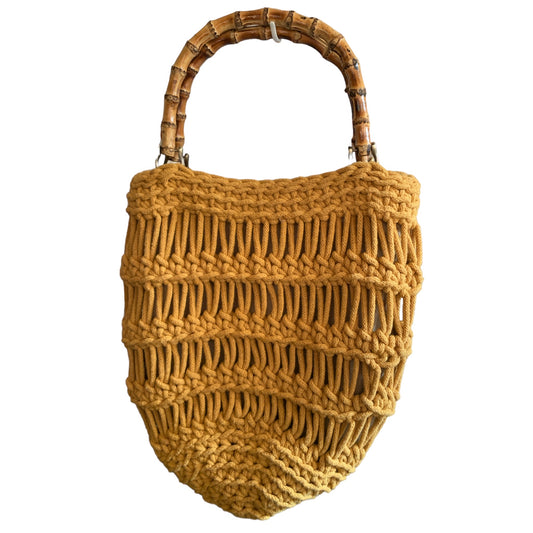Borsa Crochet Senape