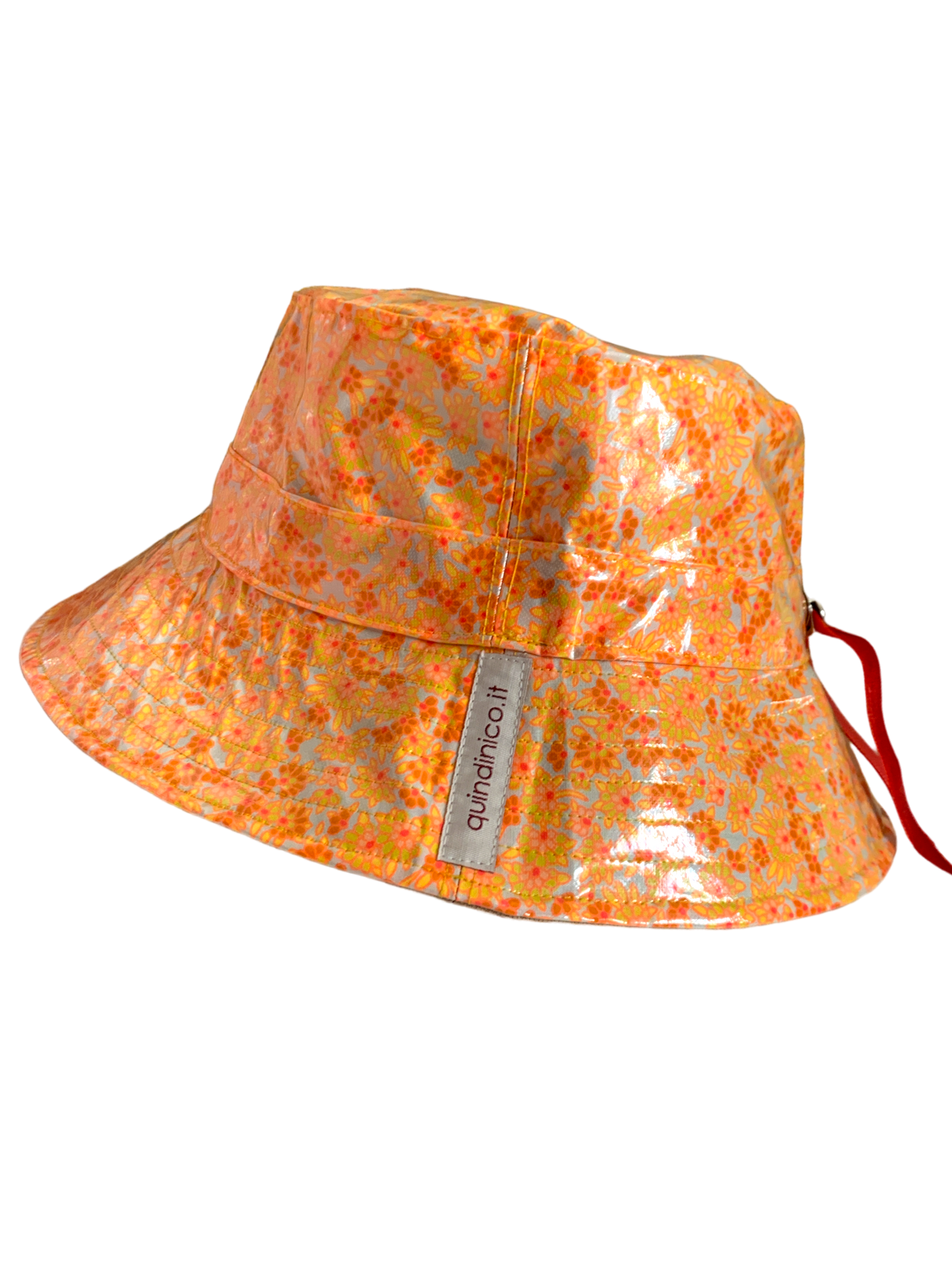 Cappello da pioggia Fiori Arancio