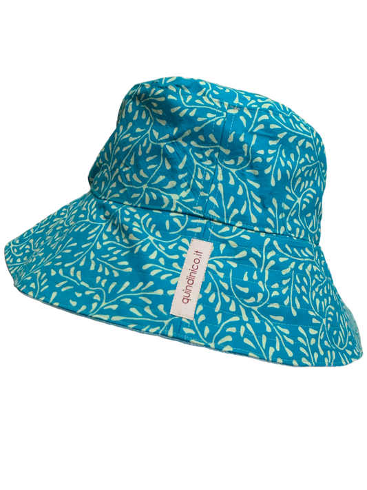 Cappello Batik azzurro
